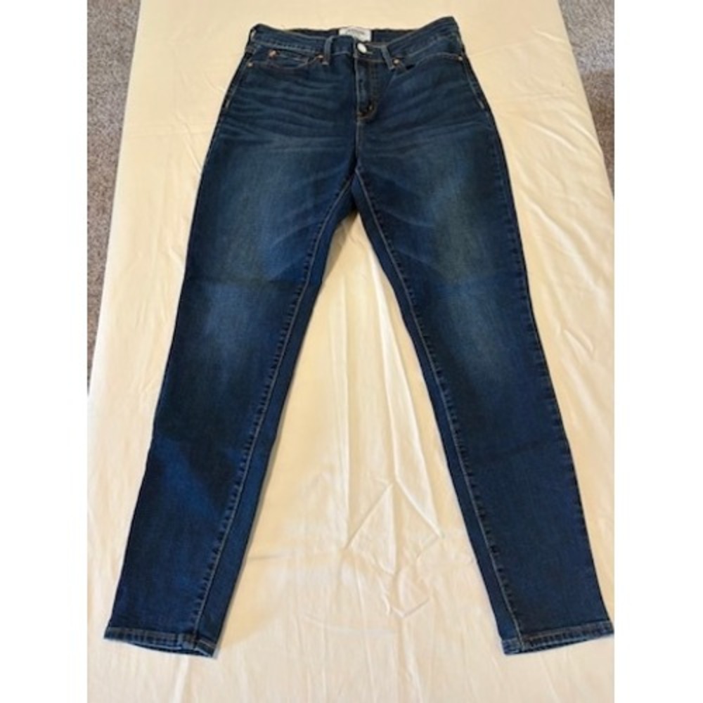 Denizen from Levis Womens High Rise Skinny Jeans Dark Wash Blue Stretch 29x26.5